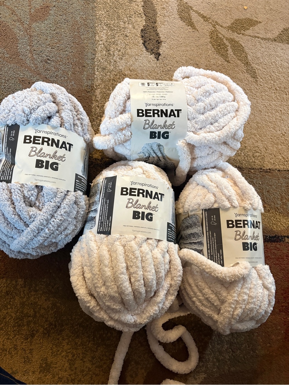 Bernat Blanket Big Plush Chenille Yarn